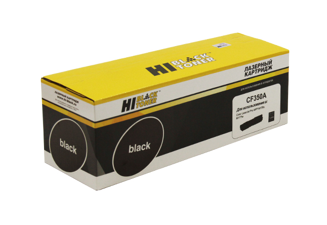 Тонер-картридж Hi-Black (HB-CF350A) для HP CLJ Pro MFP M176N:M177FW, Bk, 1,3K Тонер-картридж Hi-Black (HB-CF350A) для HP CLJ Pro MFP M176N/M177FW, Bk, 1,3K