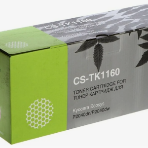 Картридж лазерный Cactus CS-TK1160 черный (7200стр.) для Kyocera Ecosys P2040dn/P2040dw