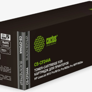 Картридж лазерный Cactus CS-CF244A черный (1000стр.) для HP LJ M15 Pro/M15a Pro/M28a Pro MFP/M28w Pr
