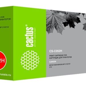 Картридж лазерный Cactus CS-C052H черный (9200стр.) для Canon MF421/426/428/429/LBP 212/214/215